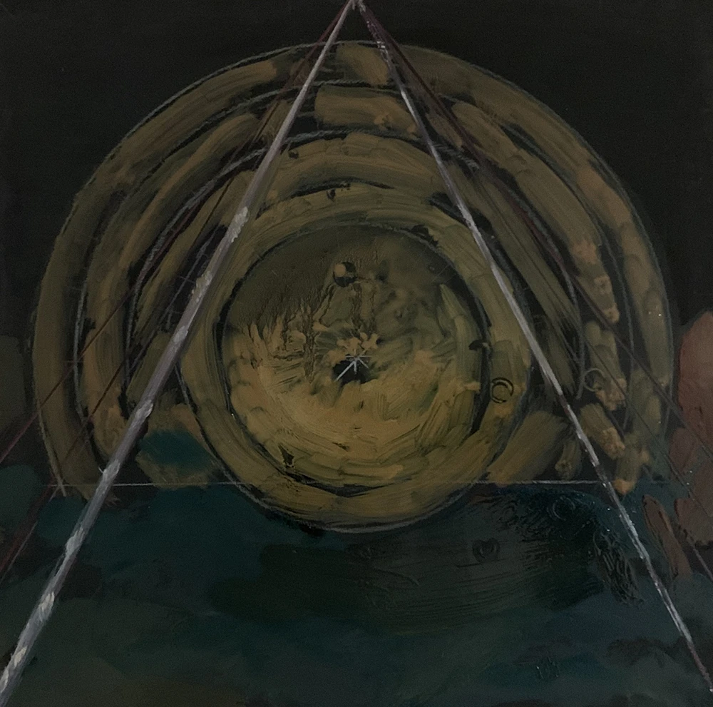 O.T. 2024. Öl auf Holz, 30 x 30 cm O.T. 2024. Öl auf Holz, 30 x 30 cm