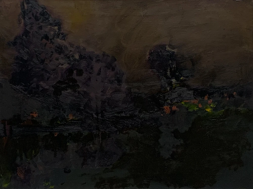 O.T. 2025. Öl auf Leinwand, 35 x 45 cm O.T. 2025. Öl auf Leinwand, 35 x 45 cm