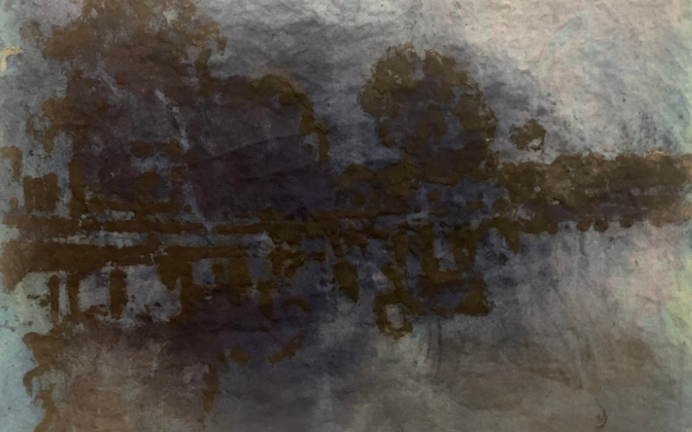 O.T. 2024. Öl und Pigment auf Leinwand, 30 x 50 cm O.T. 2024. Öl und Pigment auf Leinwand, 30 x 50 cm