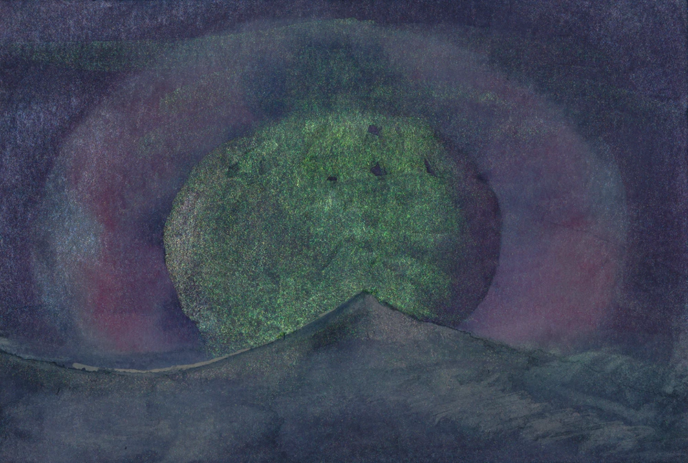 O.T. 2025. Wasserfarben auf Papier, 11,6 x 17,1 cm