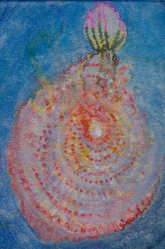 O.T. 2025. Wasserfarben auf Papier, 17,1 x 11,6 cm